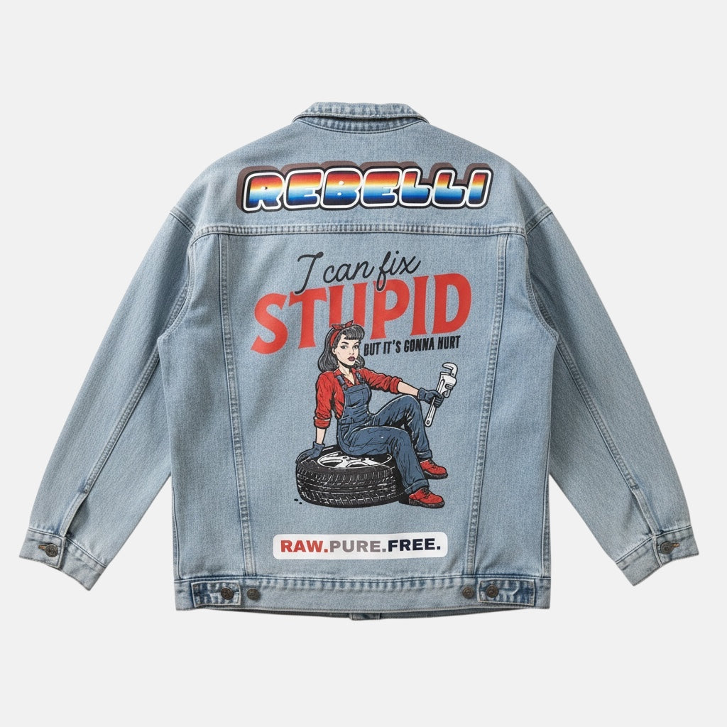 Custom Denim: „The Rebel Treatment“ No. 01 (One Size)