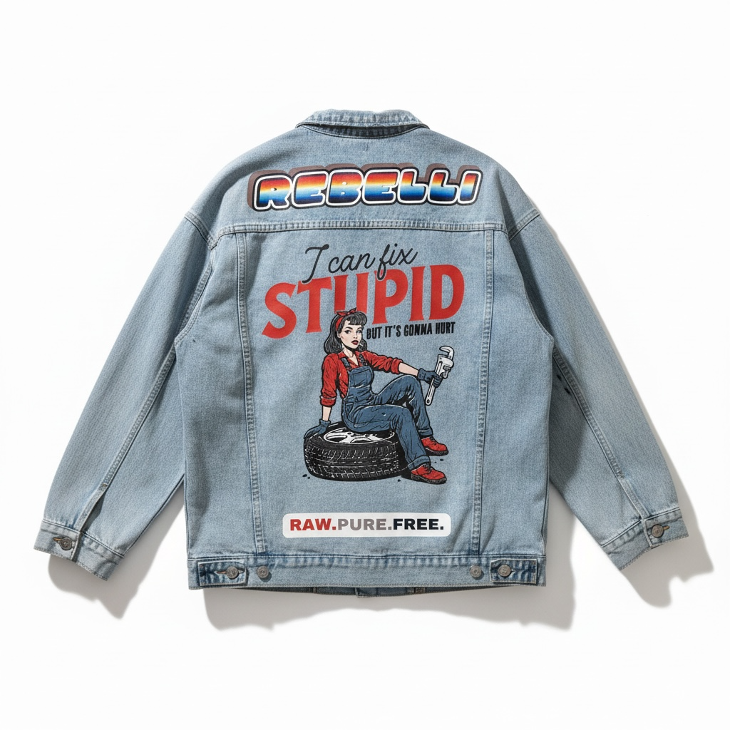 Custom Denim: „The Rebel Treatment“ No. 01 (One Size)