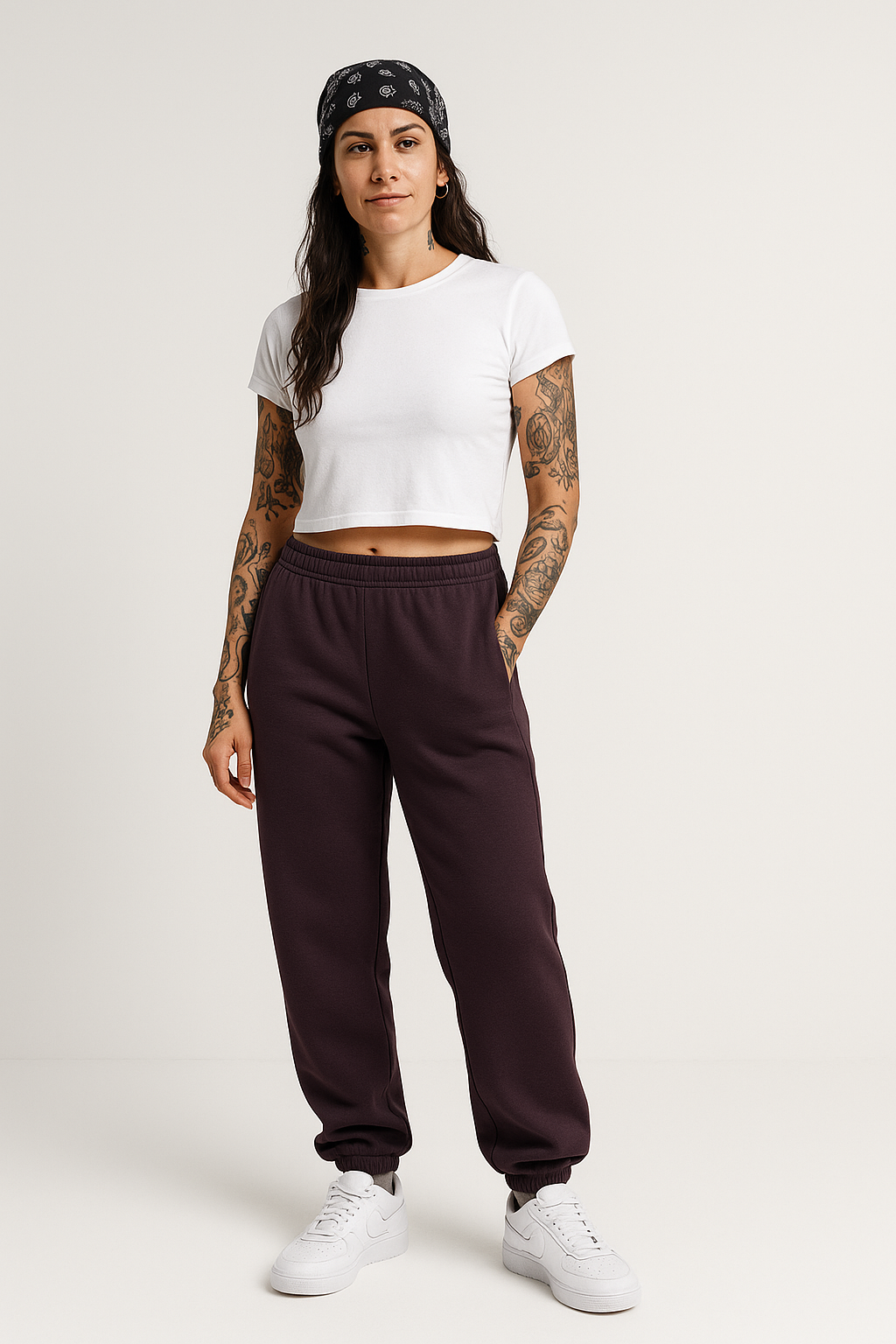 🩷 Ladies Fluffy Sweatpants – Cozy & Rebel Comfort