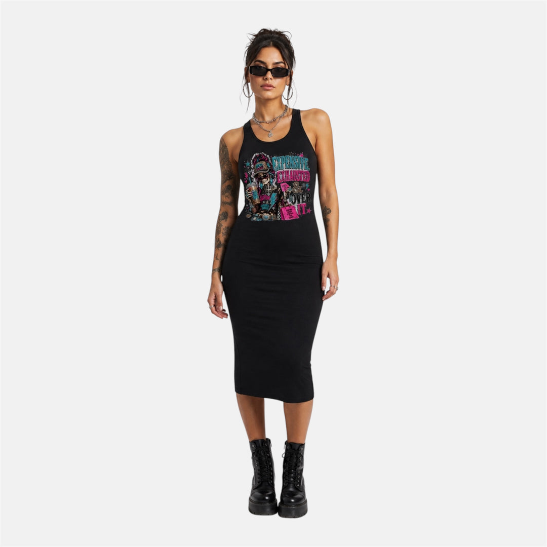 Rebel Midi-Kleid