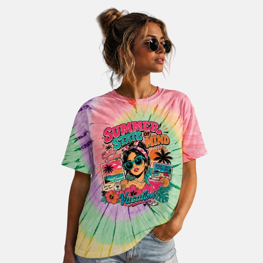 Summer State of Mind – Rainbow Tie Dye