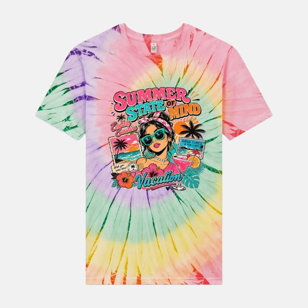 Summer State of Mind – Rainbow Tie Dye