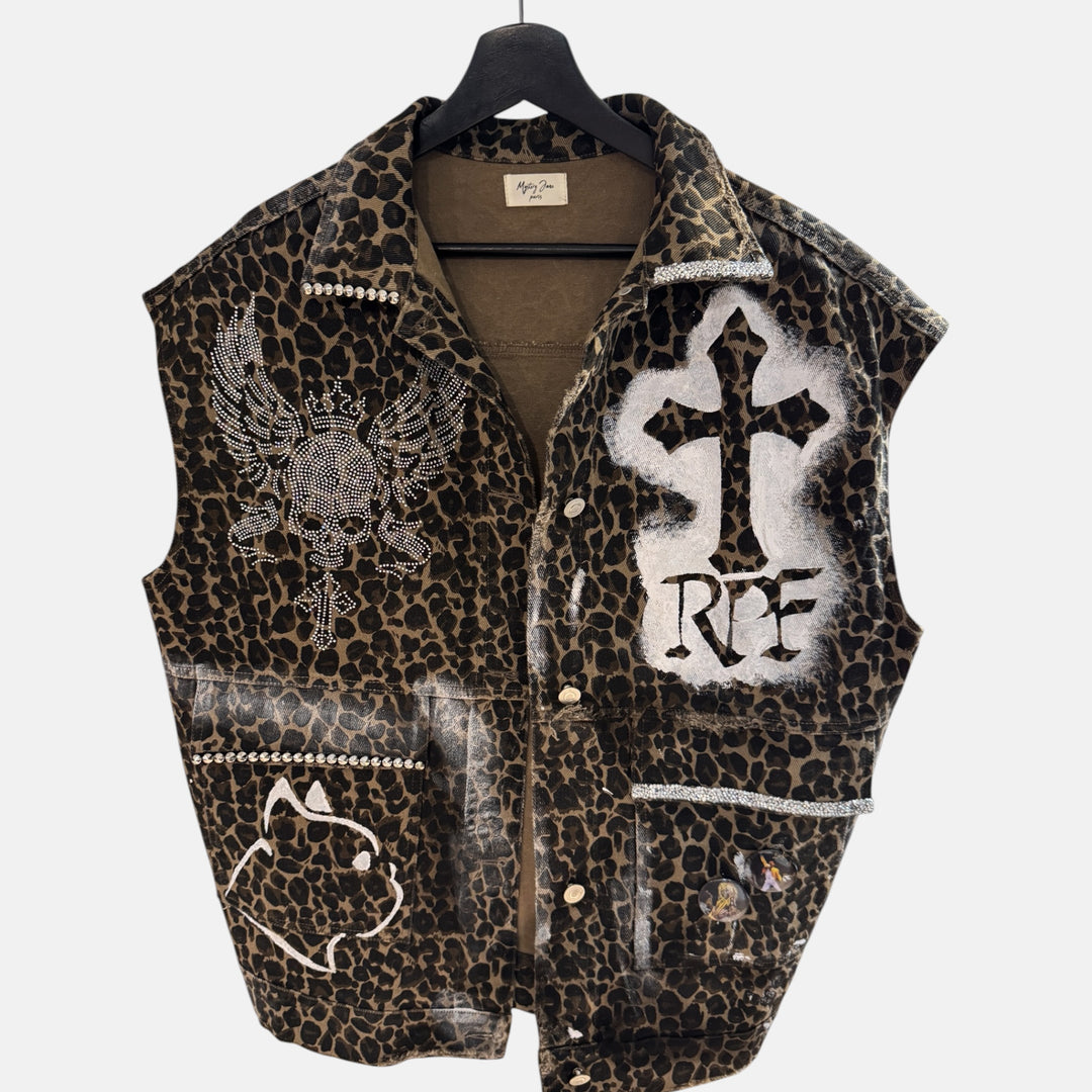 LEOPARD REBEL VEST – WILD. LOUD. ONE OF A KIND.