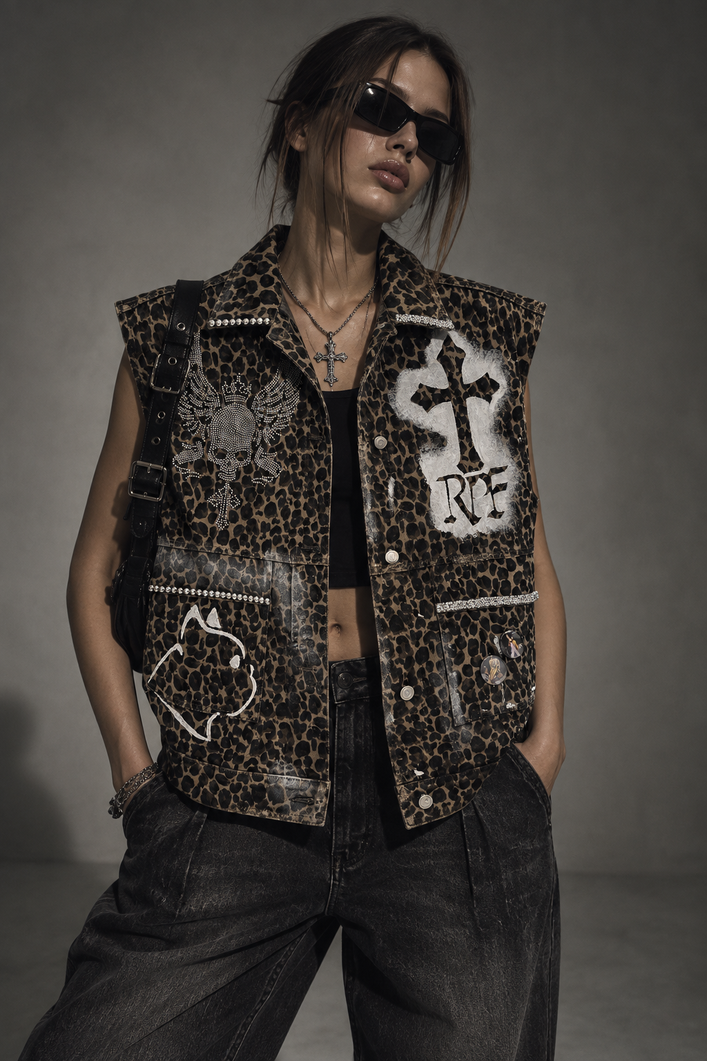 LEOPARD REBEL VEST – WILD. LOUD. ONE OF A KIND.