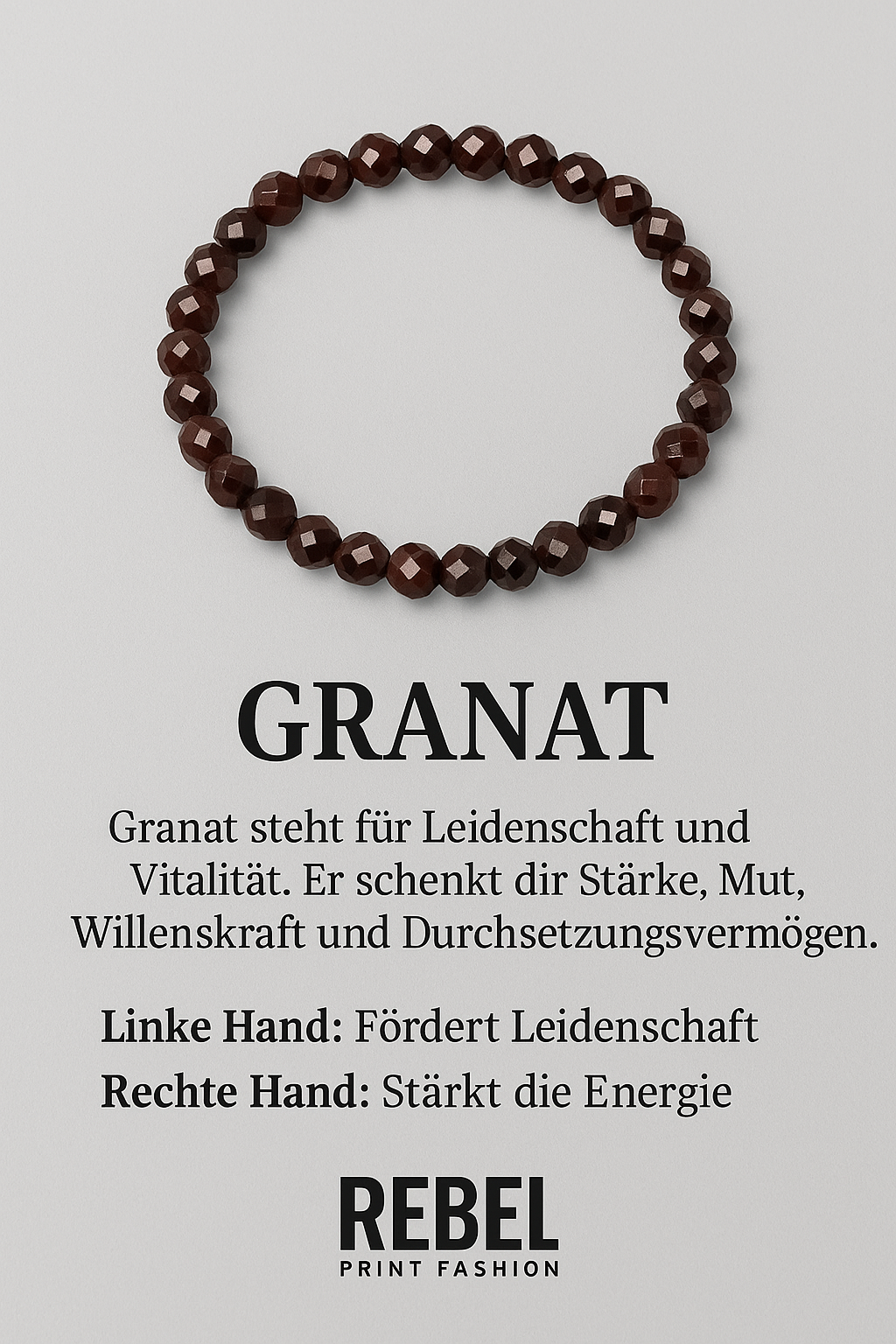 🩷 GRANAT – ARMBAND DER LEISEN KRAFT
