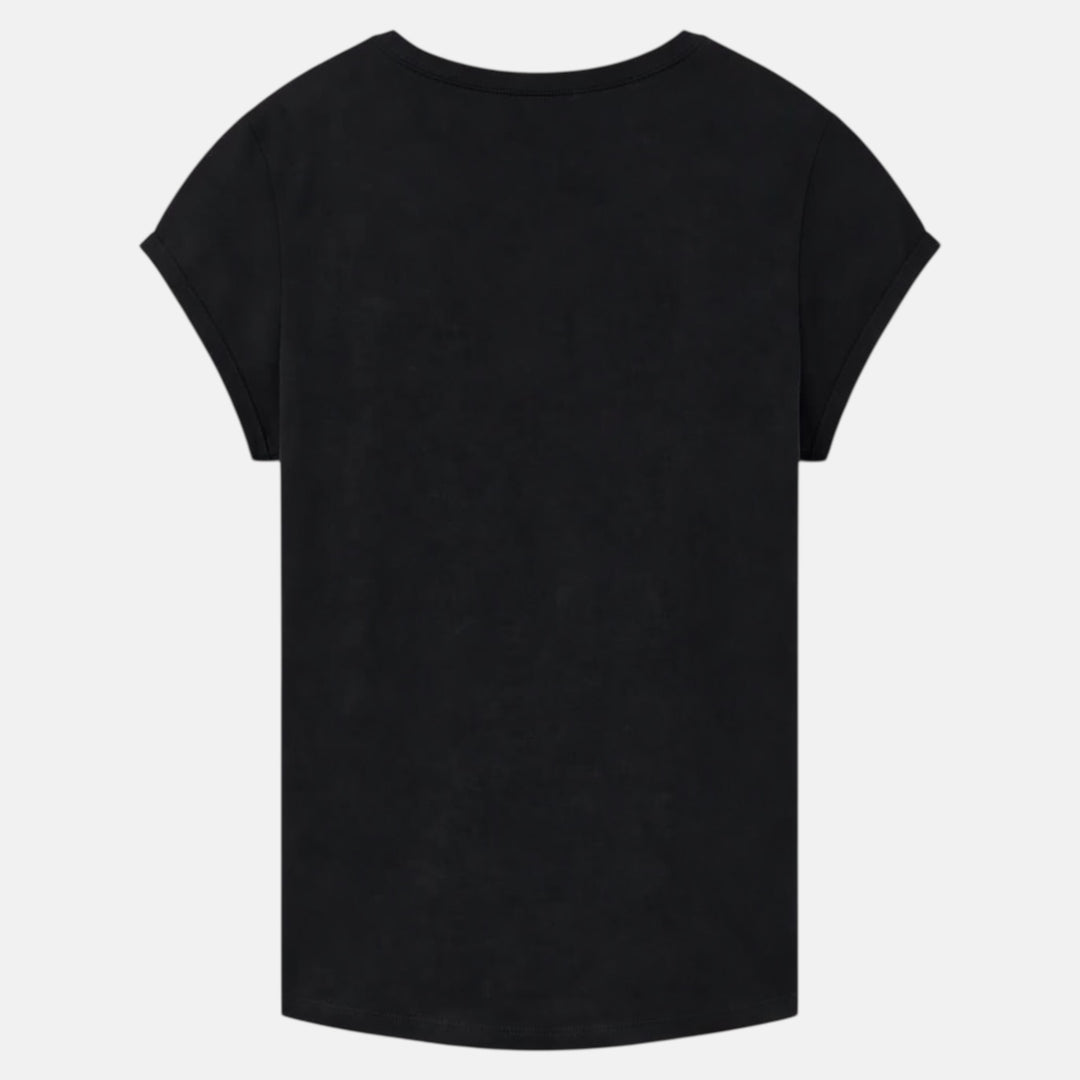 🖤 The Rolled-Up Statement — Damen Bio-Shirt