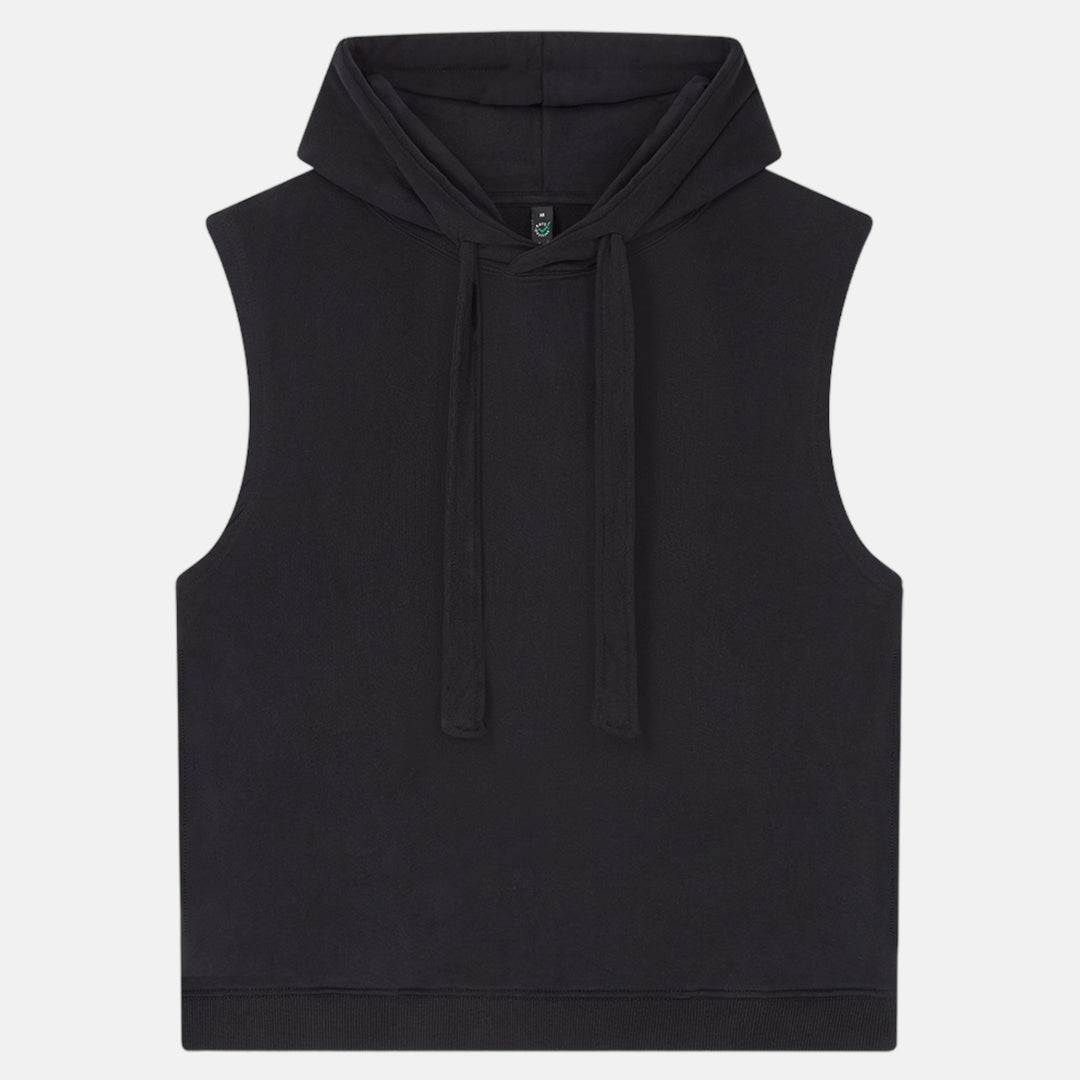 Sleeveless Shadow Organic Hoodie