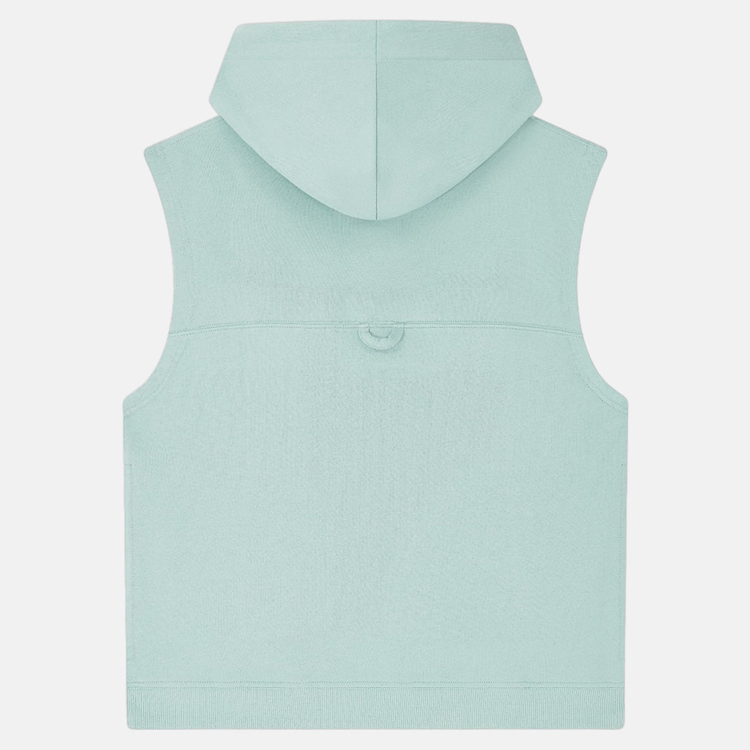 Sleeveless Shadow Organic Hoodie