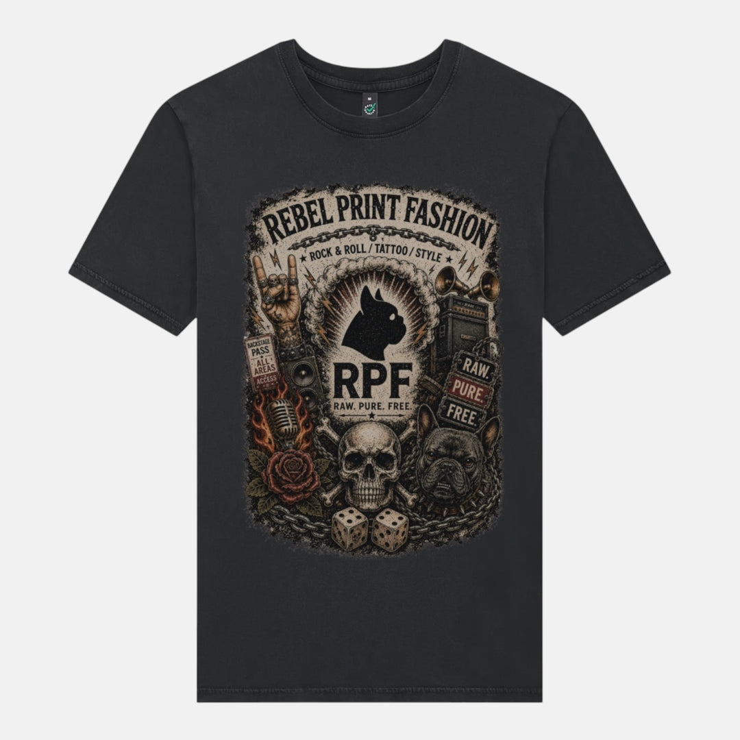 Rebel Print Fashion – "Tour Shirt"