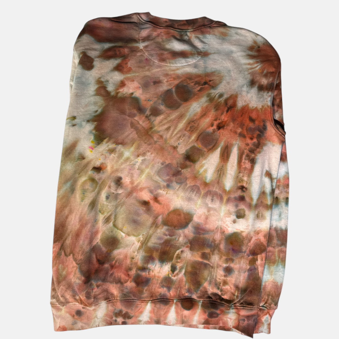 REBEL HEART – Premium Bio-Sweatshirt (Hand-Dyed Batik)