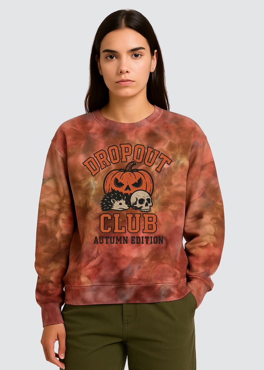 🛠️ Autumn Burn – Handmade Batik Sweater