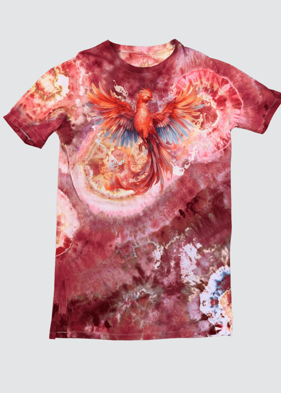 Batik Kleid Phönix - rebelprintfashion
