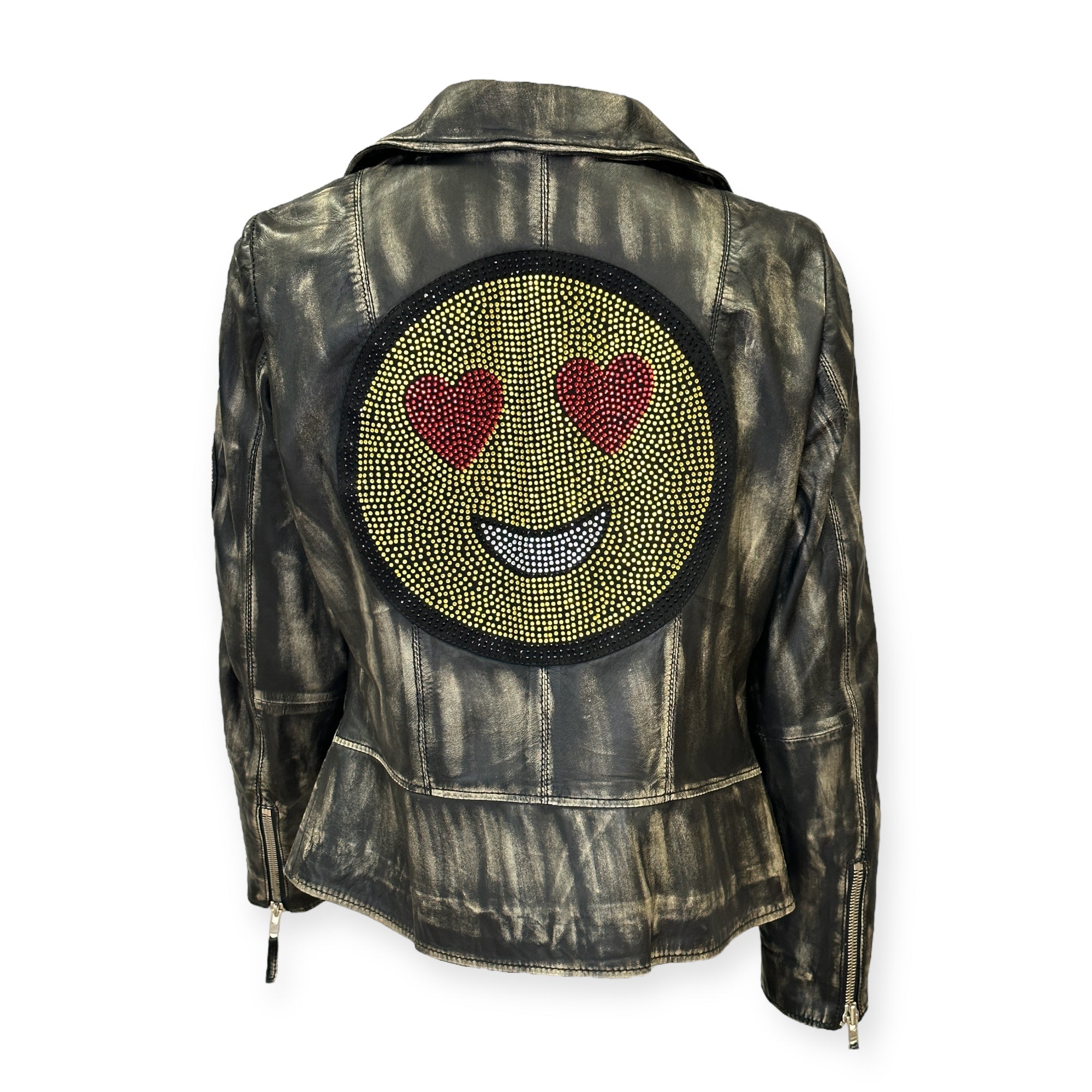 Bikerjacke Smile - REBEL.PRINT.FASHION