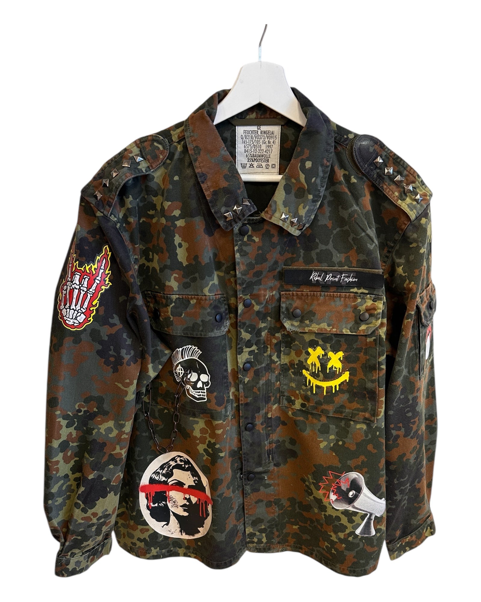Hemdjacke Rock N Roll - rebelprintfashion