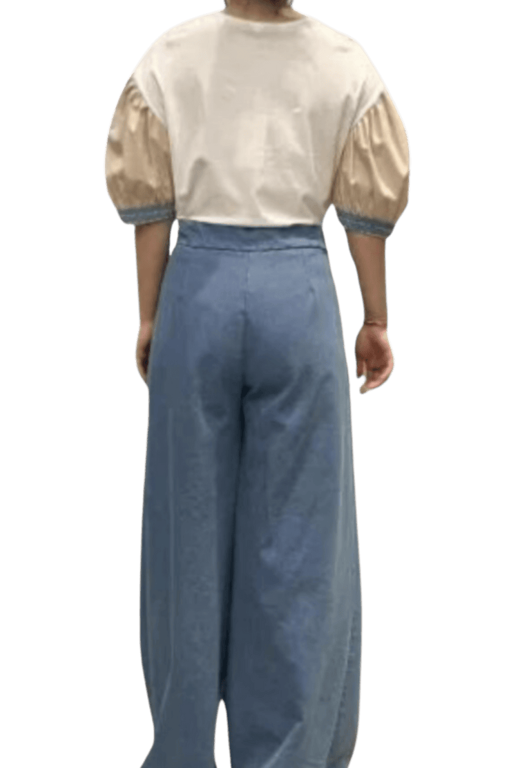 Hose in Jeansoptik - REBEL.PRINT.FASHION
