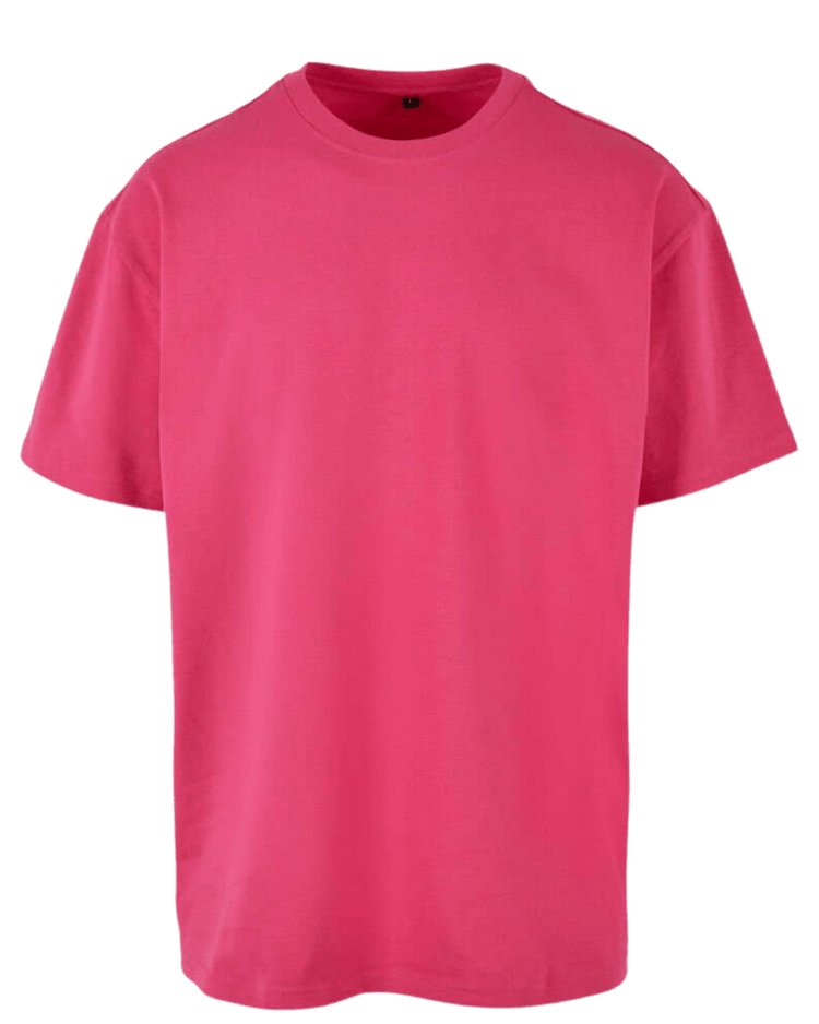 Oversized Shirt in pink ohne Druck - indivudell gestaltbar über den Style Selector von  rebelprintfashion