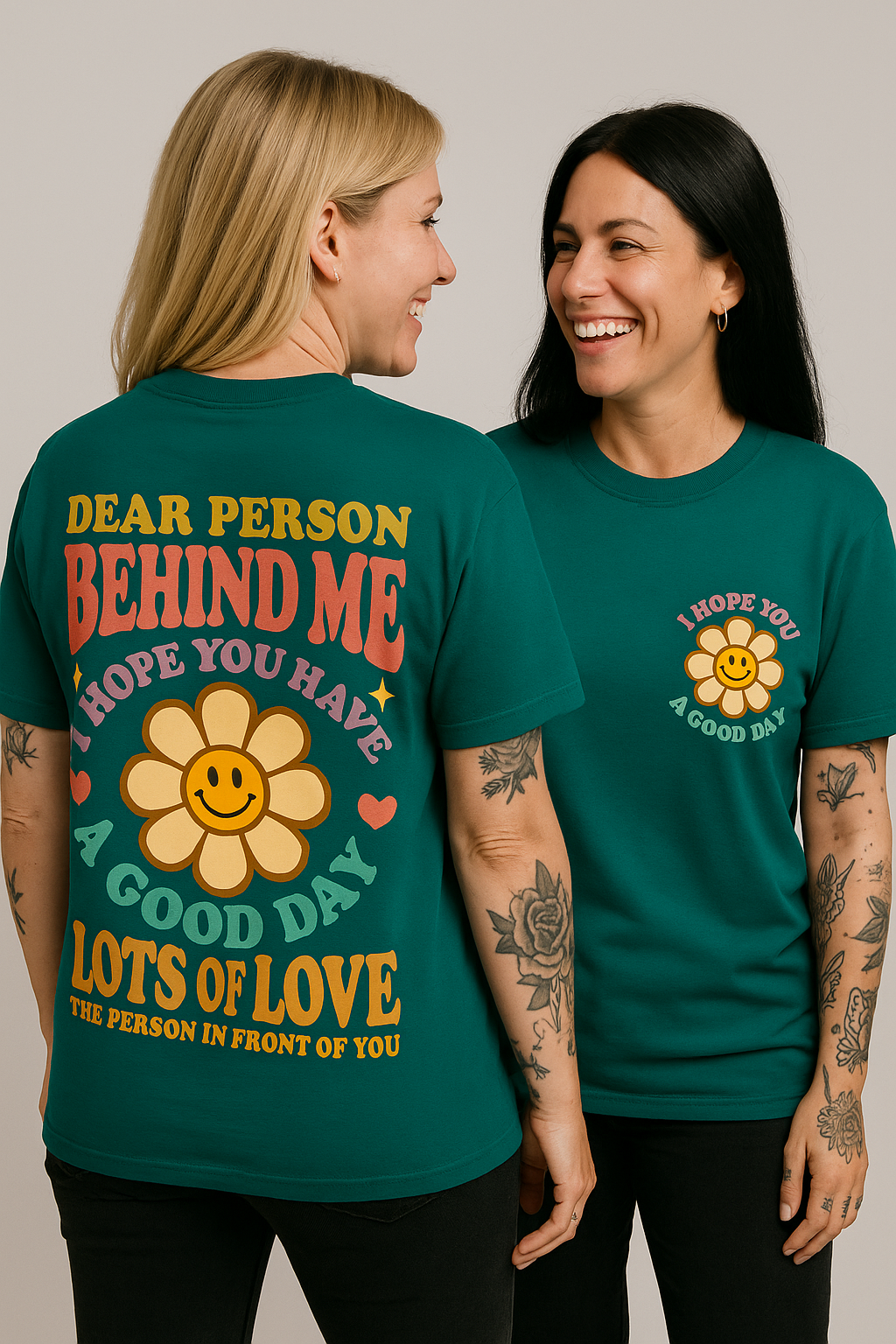 SMILEY BACKPRINT SHIRT