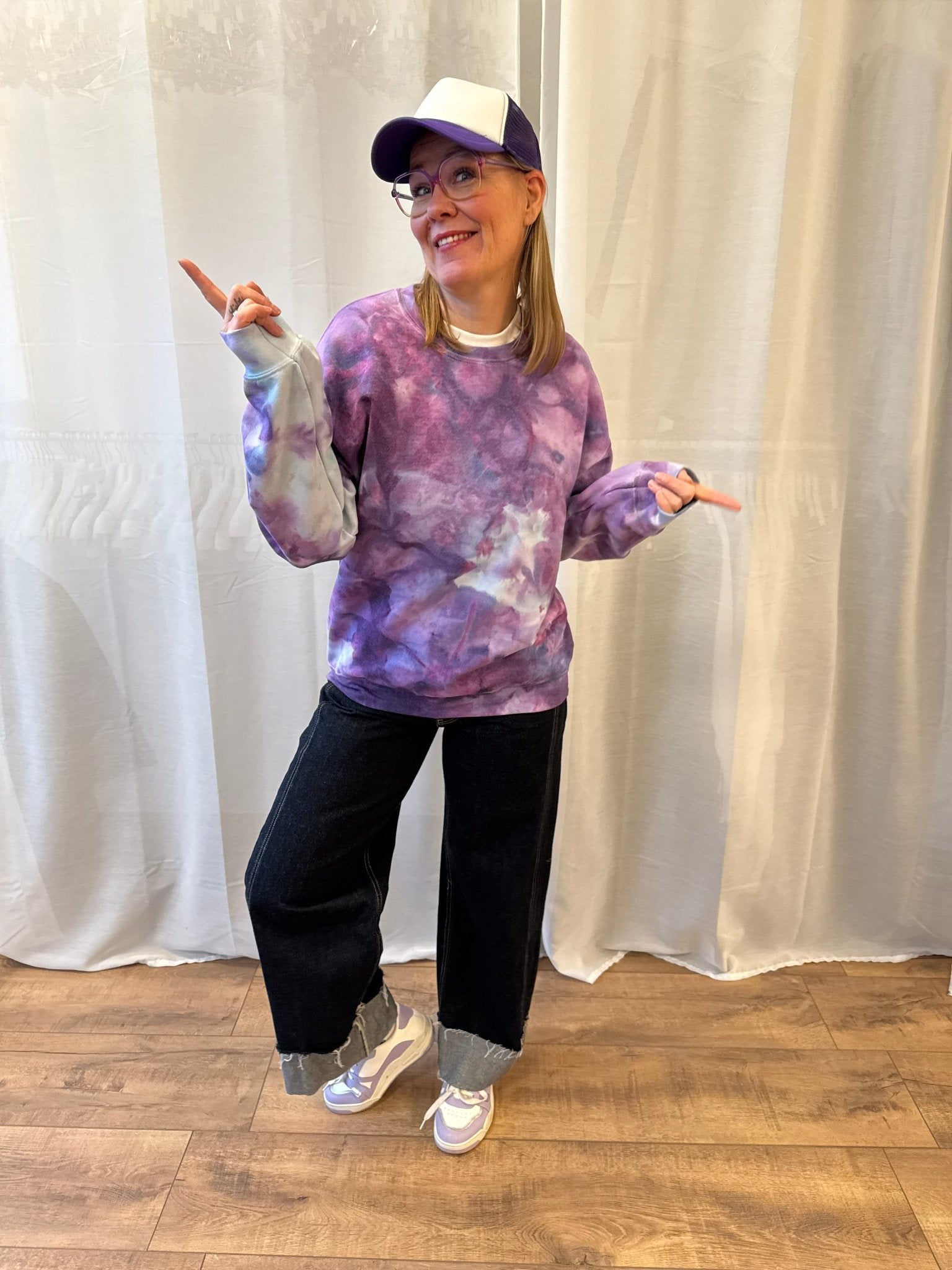 Sweater Purple Rain - REBEL.PRINT.FASHION