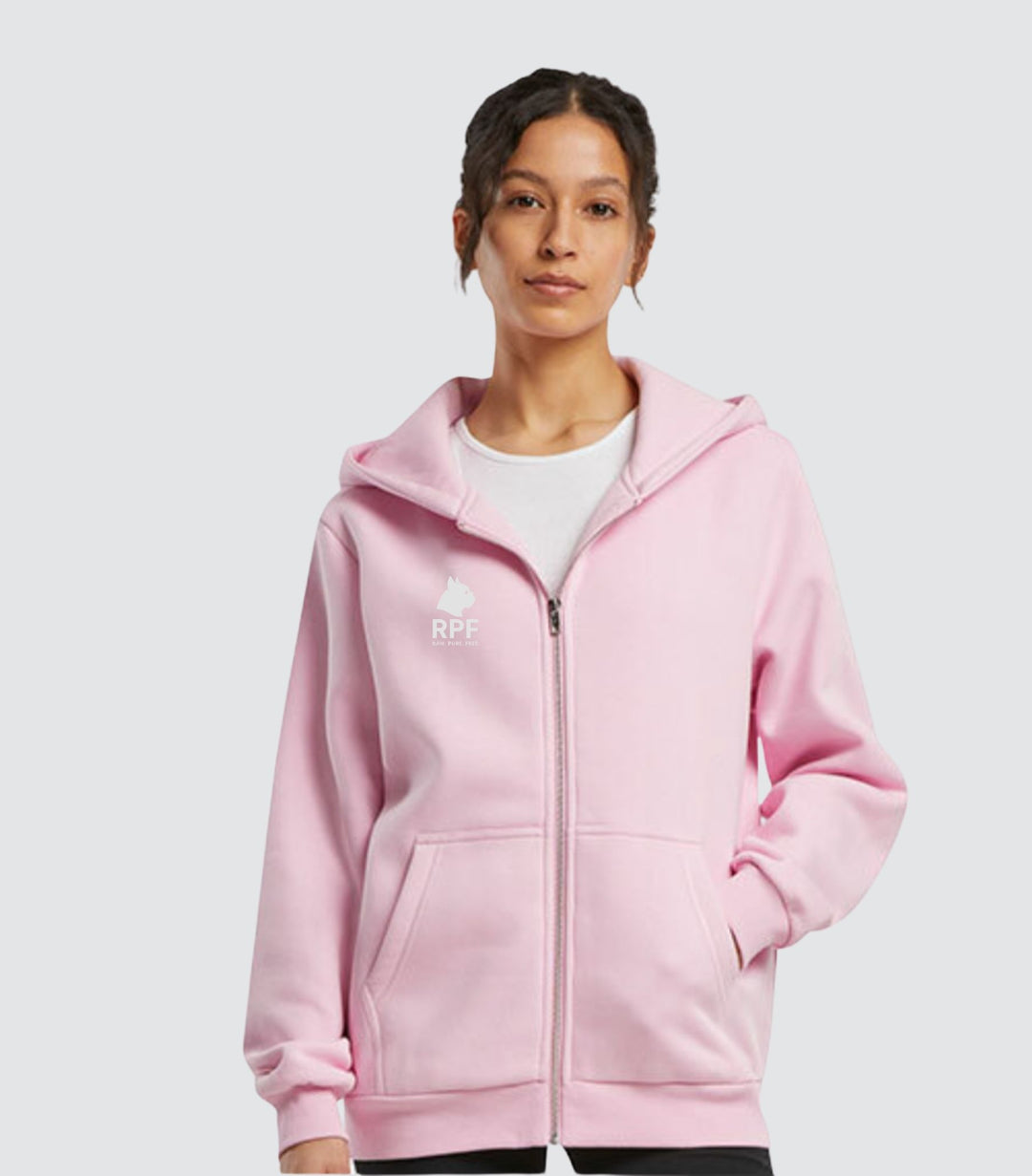 🛠️ ZIP HOODIE SOFT ROSE
