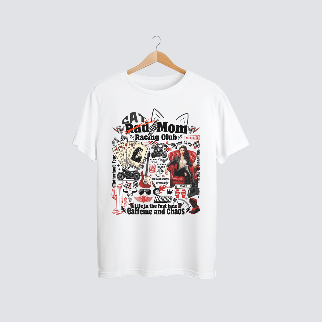 T-Shirt RAD (CAT) MOM Racing - rebelprintfashion