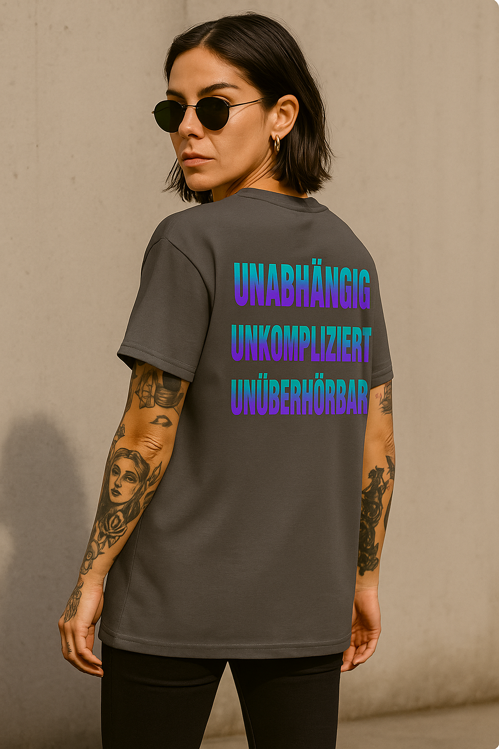 🩷 LAUT – Boyfriend Statement-Shirt (Front- & Backprint)